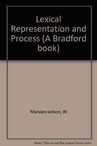 Amazon | Lexical Representation and Process (A Bradford Book) | Marslen ...