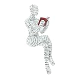GRIRIW Soporte De Libro Estante De Libros Estantes Estantería Decoración Abstracta Estante Decoración Minimalista Lectura Mujeres Estatua Lector Decoración Arte Abstracto Escultura