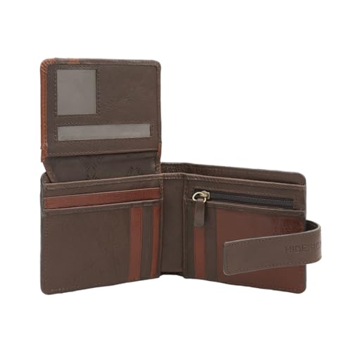 Image of Hidesign Men Brown /Tan Fort Worth W2 Casual Bi-Fold M