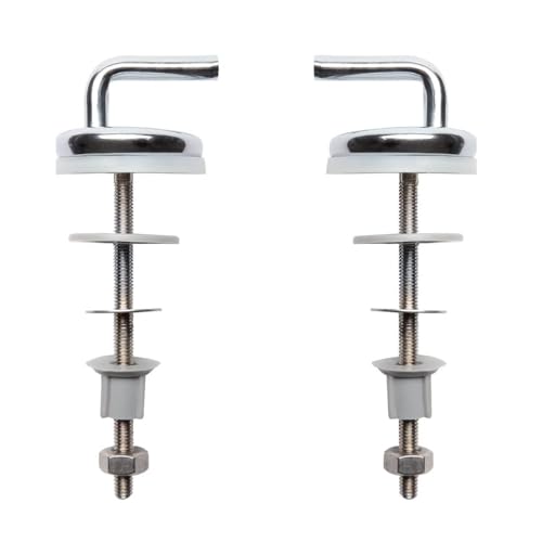 Schläfer 453810 | Cerniere Copriwater Universali, Coppia Cerniere Di Ricambio Regolabili A S In Acciaio Inox Per Tavoletta Sedile Wc, Cromate