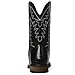 SaraIris Men's Black Cowboy & Western Work Boots - Round Toe Pull On Boots for Men & Women