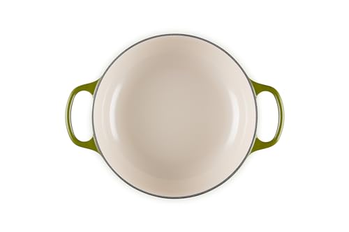 Le Creuset Enameled Cast Iron Signature Round Sauteuse, 3.5 qt., Olive