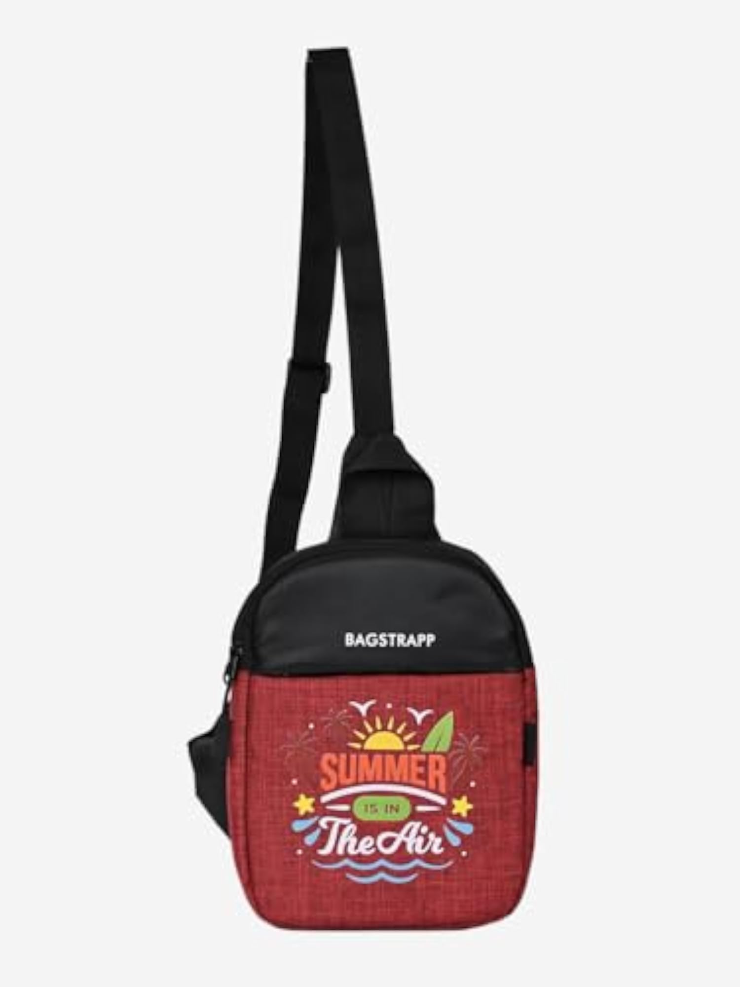Maroon Colour Unisex Cross Body Sling Bag