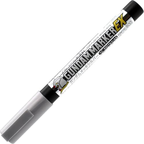 GSI Creos - XGM100 EX Plated Silver Gundam Marker, Mr. Hobby image 5