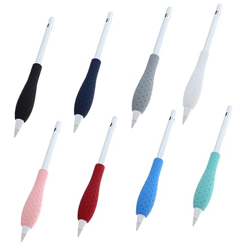 Funda de silicona para lapiz tactil antideslizante que evita dolor de dedos pack 3 piezas 5