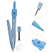 NUOBESTY Metal Compasses for Exam Drafting Compasses for Woodworking Boys and Girls Stationery