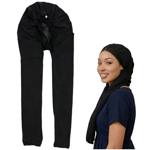 Long Bonnet for Braids 2 in 1 Long Hair & Braids Protection Bonnet for Women Breathable & Water-Resistant Soft and Skin-Friendly