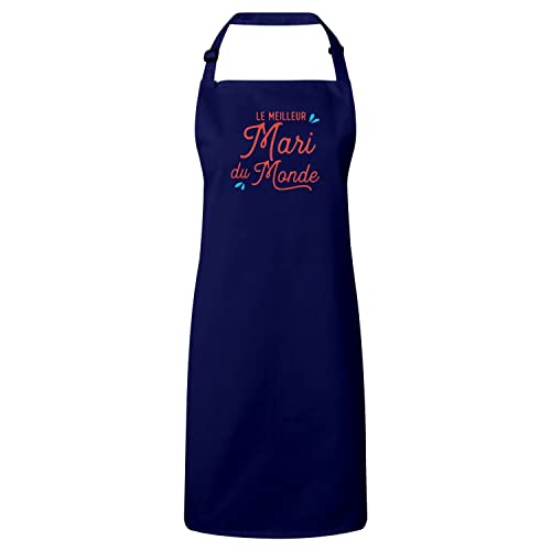 Tablier cuisine premium pour mari - Cadeau idéal de mariage et d'anniversaire