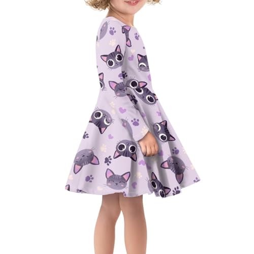 Dresses for Kids Fall Dresses for Girls 10-12 Long Sleeve Princess Dresses Toddler Cute Party Dresses for Festival4