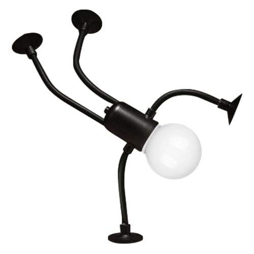 Kids Night Light – 6.69 Inches Funny Sports Lamp | Suction Cup Light – ABS Silicone Novelty Night Lamp With Soft Eye Caring Glow For Kids Bedrooms Bathrooms Nurseries And Decorative Home Lighting