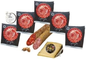 Lote de embutidos ibéricos: 5 sobres de jamón ibérico de cebo cor...