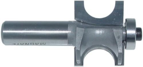 Magnate 5824 Bull Nose (Half Round) Router Bits, With Bearing - 5/8" Bead Diameter