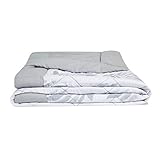 aden + anais Embrace Lounge Weighted Blanket for Kids or Adults – 4 Pounds 60” x 70” Family Comforter with Glass Beads – Cotton Shell – Machine Washable, Zenith