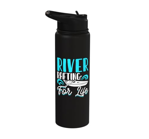 River Rafting For Life Stainless Steel Insulated Water Bottle