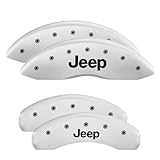 MGP Brake Caliper Covers Compatible with Jeep Grand Cherokee 2011-21, WK 2022 (Requires 17