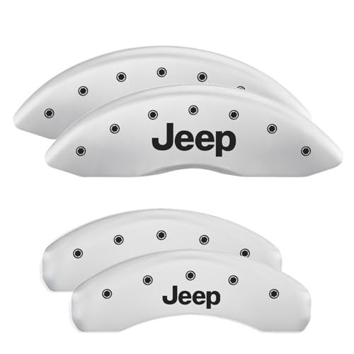 MGP Brake Caliper Covers Compatible with Jeep Grand Cherokee 2011-21, WK 2022 (Requires 17