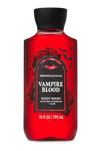 Bath & Body Works Vampire Blood Body Wash Limited Edition Halloween Scent 10 fl oz / 295 ml Shower Gel with Rich Lather & Fragrance