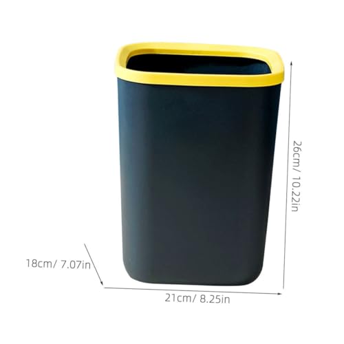 Caneca rectangular de plástico grande azul para cocina miniatura 6