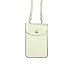 Leather Neck Pouch for Phone (Style 1) - Cream