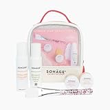 Sonage Skincare Set | Perfect for Travel and Gifting - Anti Aging Trial Size Routine - Cleanser, Serum, Moisturizer - Gift Set for Women 30s 40s 50+