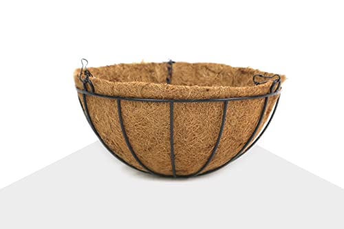 Vaso Pendurar 30cm Pendente Ferro Fibra Coco 18601