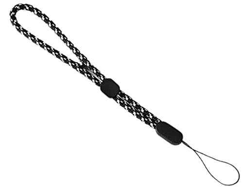 WristID™ Lanyard Hand Wrist Strap Holder for Cell phone Cases Keys Cameras GoPro Oxy meter and More (Pack of 1 Black & white Refer Image) on Amazon