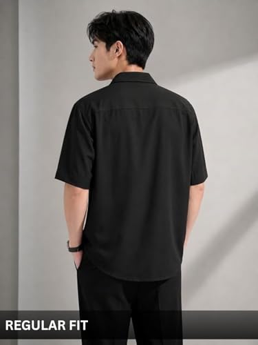Image of GRECIILOOKS Men's Lycra Blend Regular Fit Tshirt | Mens TShirt's | Polo T- Shirt for Mens | Half Sleeve Polo Neck Tshirt for Men (Available in Plus Sizes)