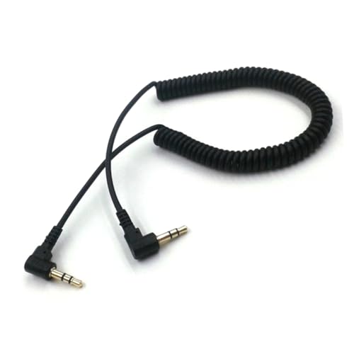 Cable de audio estéreo Gadpiparty con conectores resistentes y diseño enrollado estable 4
