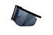 Easy On/Off Bicycle Helmet Visor High Definition Polarized 100% UV Blocking Shield (Gray)