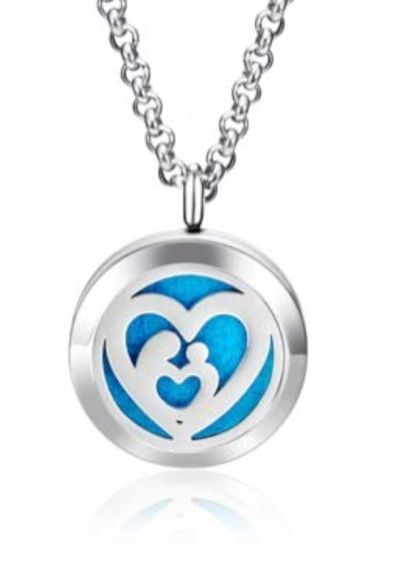 Mother's Heart Essential Diffuser Necklace Set