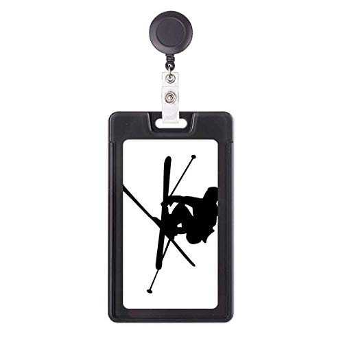 Porte-badge de ski rétractable pour les profs d'EPS et skieurs