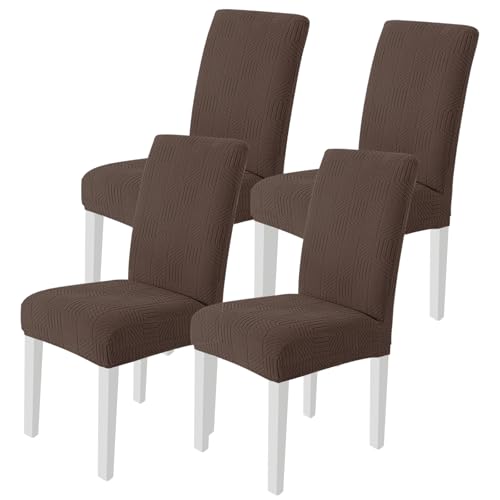 Ystyle Stretch Stuhlhussen 4er Set, Stuhlbezug Elastisch Abnehmbarer Waschbarer, Stuhlbezüge Chair Cover Langlebig Universal… – Ansicht 1