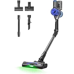 Tineco Pure ONE S70 Cordless Vacuum Cleaner, 200AW Powerful Suction, Up to 95min Runtime, Zero Tangle Brush,180° Foldable Tube, Stick Vacuum Cleaner for Pet Hair, Carpet & Hard Floor (Gray)