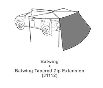 Amazon.co.jp: Rhino Rack Foxwingテーパージップ