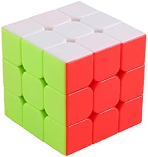 Project Flame 3x3x3 Cubic Fast and Smooth Magic Speed Cube Puzzle Stickerless, Best for Practicing and Contests