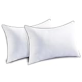 JOLLYVOGUE Bed Pillows Standard Size Set of 2, Cooling and Supportive Full Pillow 2 Pack for Side and Back Sleepers, Down Alternative Hotel Collection Sleeping Pillows, 26x20 Inches