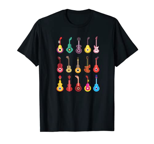 Family of Guitars - Guitare musicien Swag T-Shirt