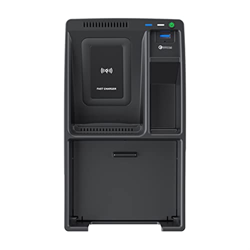 OSEAY Car Wireless Charger Phone Qi Charge Bracket With USB Port Armrest Charging Pad Panel Mount Fit For Audi A3 A4 B9 S4 RS4 A5 S5 RS5(For Audi A4)