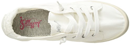 Jellypop Women's Dallas Sneaker, White, 8 Medium Us #TOP4