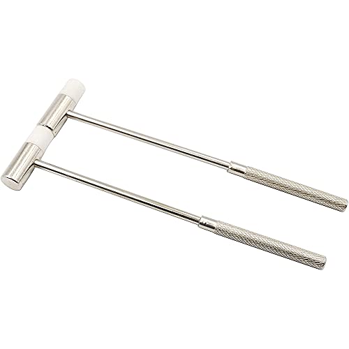 CENPEK 2 Pack Jewelers Dual Head Hammer Small Metal Hammer Steel Handle Small Watch Hammer Set for Leather Crafts Jewelry Hammer - Image 3
