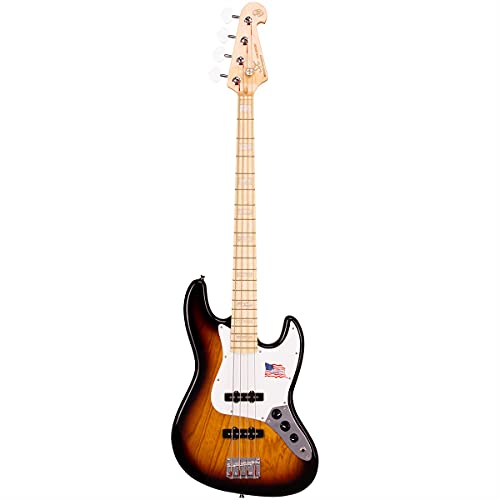Baixo 4 Cordas Sx Sjb75 3ts Sunburst Ash