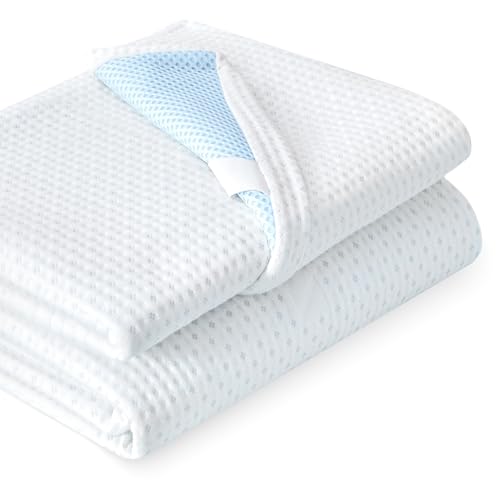 Subrtex 3 Inch Mattress Topper Cover (Only Cover) Mattress Topper Protector Bedding Rayon Made from...