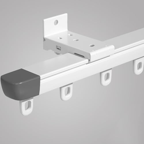 Riel telescópico de pared con longitud extensible adaptable para salones modernos 2