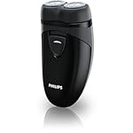 Norelco Travel Men's Shaver with Close-Cut Technology and Independent Floating Heads, Self-Sharpening Blades, 2 x AA…