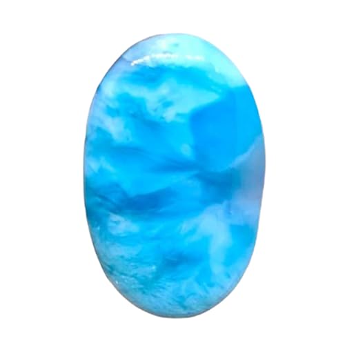 Larimar cabochon ovale 33x19x5mm pour création de bijoux uniques