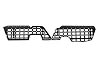 Center Console Molle Panels for the 2021-2024 Ford Bronco & 2022-2024 Ford Bronco Raptor | Digital Device Mounts | PEM Nuts for 10-24 Accessory Bolts | Made in America | Addictive Desert Designs #1
