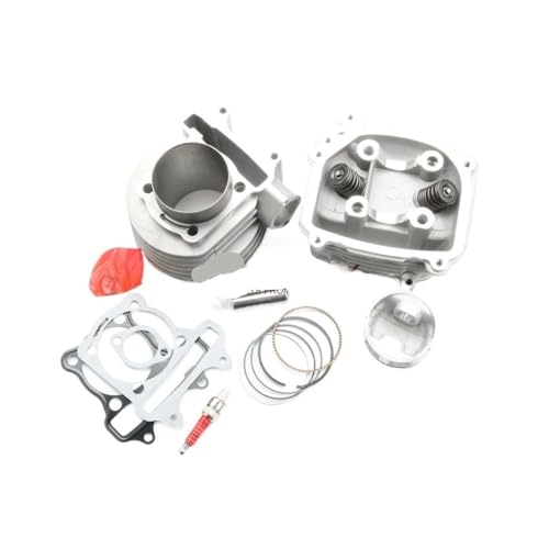Kit cylindre gros alésage GY6 150cc avec culasse 58.5mm pour scooter 157QMJR