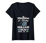 Femme Marraine Filleul Duo, Cadeau Marraine d'un Garçon T-Shirt avec...