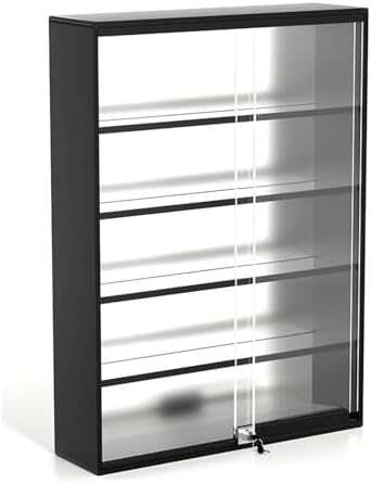 Commercial Cigarette Display Rack - Silver Desktop Stand for Matchbook & Vape Display, Wall-Mounted Cabinet, Versatile Organizer Shelf, Multiple Combinations for Optimal Visibility