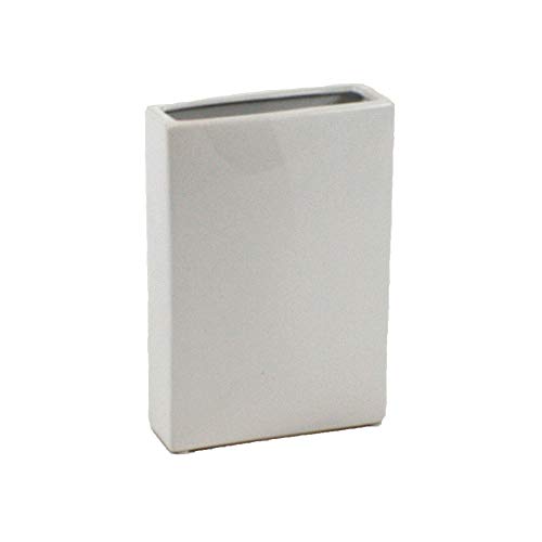 WGV Rectangle Block Ceramic Vase 8" x 2.5" x 12"H